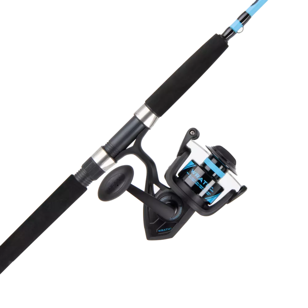 Penn Spinfisher VI Spinning Reel and Fishing Rod Combo, Size: 7', Black