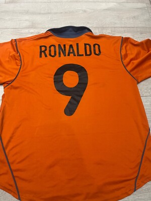 サッカーユニフォーム　インテル　00-01 3rd #9 RONALDO タグ付 inter milan 00/01 third shirt ronaldo 9 (L) | eBay UK