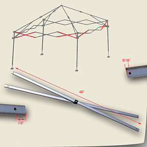 Quik Shade Weekender Elite 10' x 10' Canopy SIDE TRUSS Bar ...