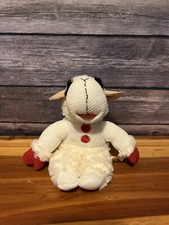 Lambchop Aurora Lamb Chop Bean Bag Stuffed Animal Plush Toy Doll 8" tall