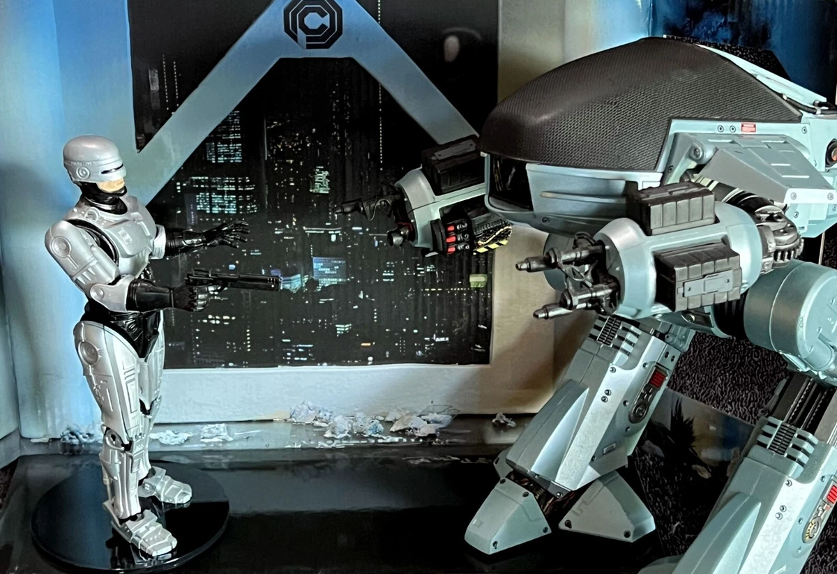 NECA Action Figure ED-209 Robocop - 25cm Con Effetti Sonori, Deluxe Boxed - 5