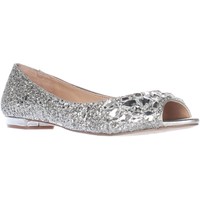 Jewel By Badgley Mischka Claire Rhinestone Ballet Flats - Silver Glitter, 7.5 Us on sale Jewel By Badgley Mischka Claire Rhinestone Ballet Flats - Silver Glitter, 7.5 Us on sale