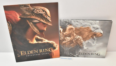THE ART OF ELDEN RING & ELDEN RING ADVENTURE GUIDE Book FromSoftware 2022