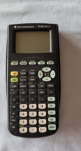 CALCULATRICE SCIENTIFIQUE TEXAS INSTRUMENT T1 82 stats .fr | eBay