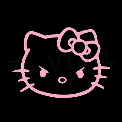 Premium Vector  Pink cat head with angry face with revenge