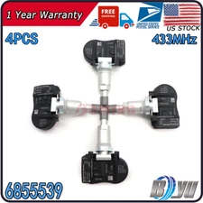Set of 4 6855539 TPMS For BMW 2 3 4 Series i3 i8 X1 X2 X5 TIRE PRESSURE SENSOR