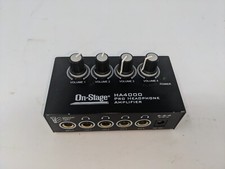 On-Stage HA4000 4-Channel Pro Headphone Amplifier 96
