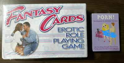 LOT 2 NEW Adult Games - Fantasy Cards Erotic Role Playing & Porn ...