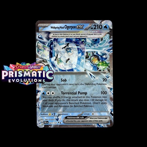 Pokemon Prismatic Evolutions: Choose Your Card! Reverse Holo/Holo EX Full Art NM - Picture 32 of 173