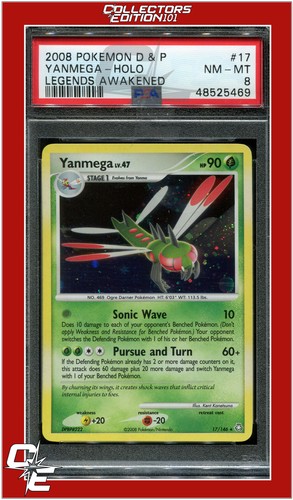 Yanmega graded PSA 8 for sale on eBay