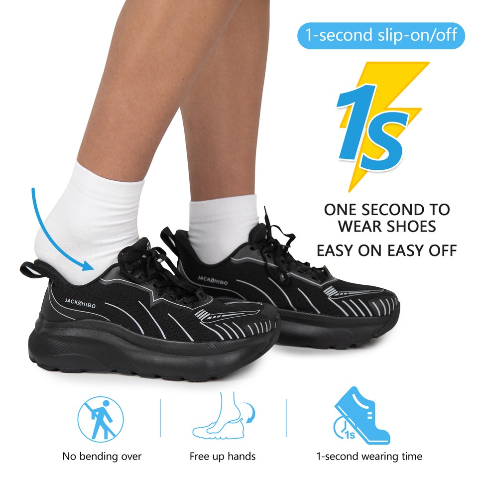 JACKSHIBO Wide Toe Box Shoes For Men Wide Sneakers  Produktbild-Vorschau 8