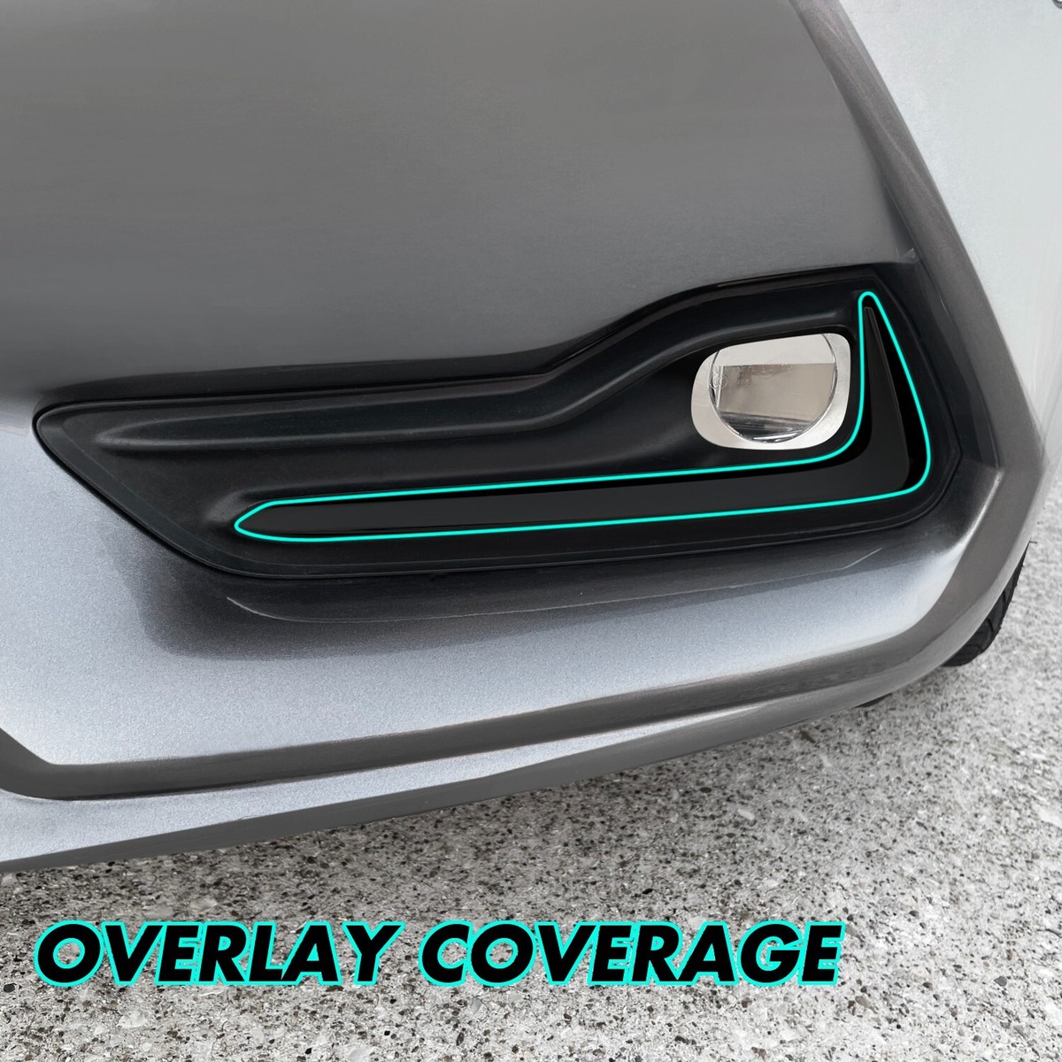 Chrome Delete Blackout Overlay for 2017-22 Infiniti Q60 Coupe