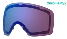 Smith Skyline Snow Goggle Replacement Lenses, ChromaPop, Authorized Dealer, NEW
