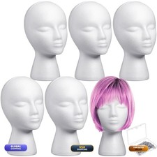 Gisafai Foam Wig Head T Pins, White, 11 Inch, 6 Pcs MUL-Gisafai-2420