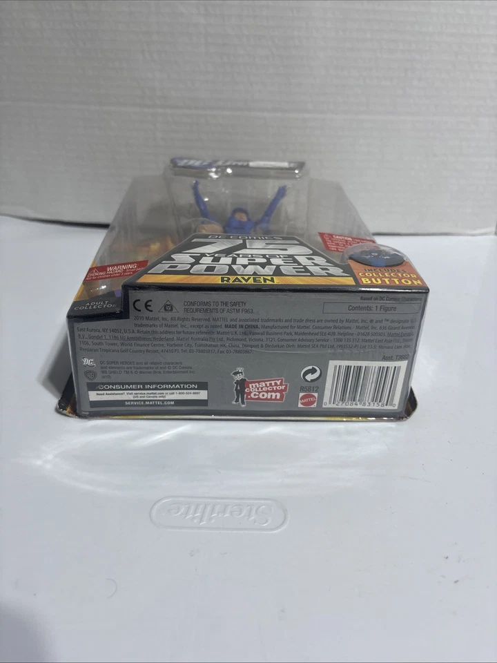 NOVO BONECO MATTEL DC UNIVERSO CLASSICS RAVEN 6” R5812 - Imagem 3 de 4