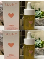 2 Blunt Skincare Seed Hydrating Face Oil  1 oZ / 30 mL. NIB. Authentic.