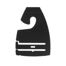 Tie Hanger Black Plastic Pack of 100