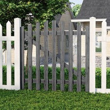 Pressure-Treated Wooden Garden Gate Outdoor Entrance Pedestrian Gate Farm Fence