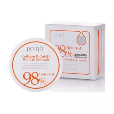 PETITFEE Collagen & Co Q10 Hydrogel Eye Patch - 1pack (60pcs)  K-beauty