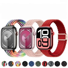Magnetic Elastic Nylon Band Strap for Apple Watch 11 10 9 SE 40/44/42/46/49mm