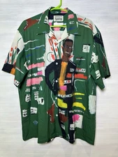 WACKO MARIA Jean-Michel Basquiat Hawaiian Shirt Sz. XL made in Japan