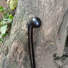 Original 1920 Style African Rosewood Ironwood Mahogany Walking Hiking Stick Ambi