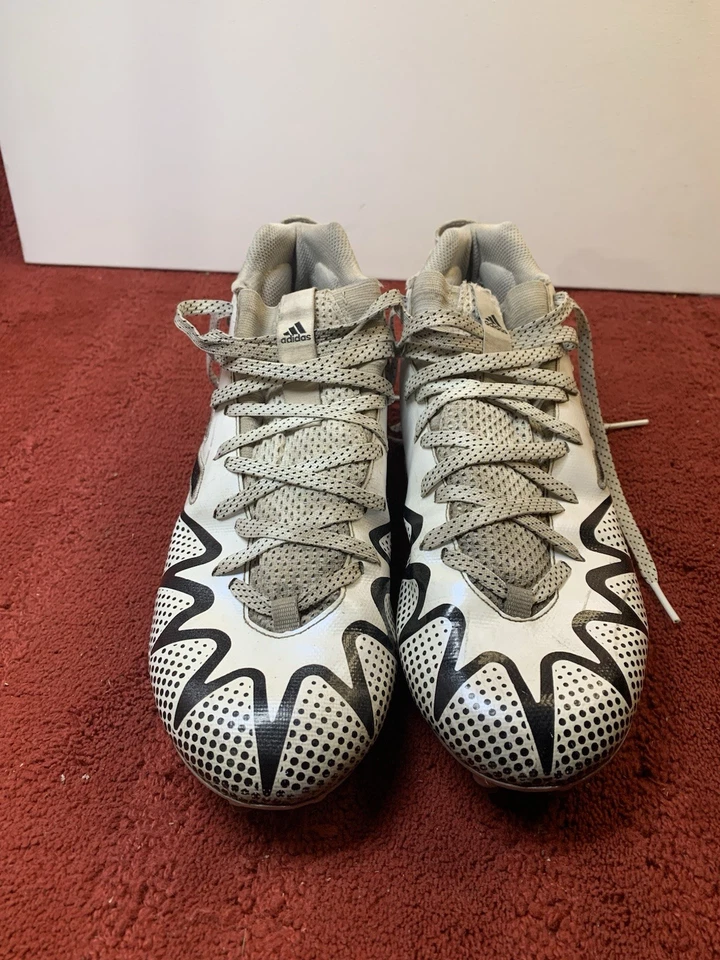 (TAMANHO 9) Chuteiras de futebol Adidas Freak 22 Team brancas pretas GX4066 masculinas N.I.B - Imagem 2 de 4