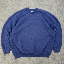 VTG 90s Fruit of the Loom Casualwear blue athleisure blank sweatshirt womens XL