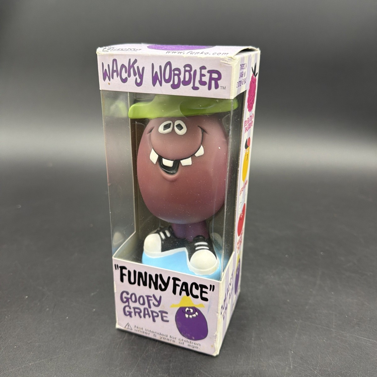 Funko Funny Face Goofy Grape Wacky Wobbler Bobblehead for sale