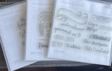 Close to My Heart My Acrylix Stamps Mi Familia, Felicitates, Vamos A Celebrar