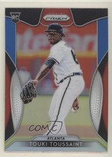 2019 Panini Prizm Tier II Red White & Blue Prizm Touki Toussaint #121 09p1