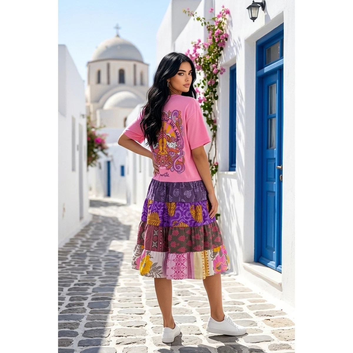 Jersey Short Sleeve Short Casual Dresses for Women for sale