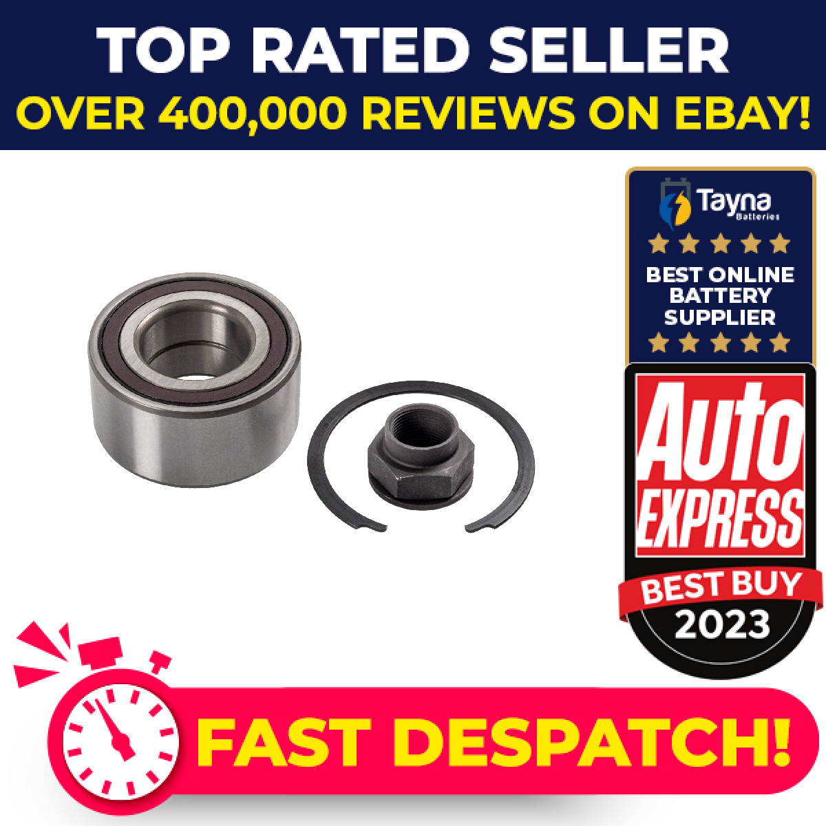 Wheel Bearing Kit fits FIAT BRAVO Front Left or Right 1.4 1.6D 1.9D 06 to 14 New