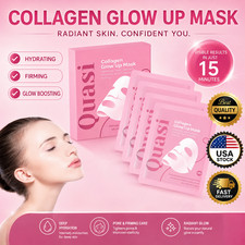 Quasi-Collagen Glow Up Hydrating Firming Facial Mask 4 Pcs/Box