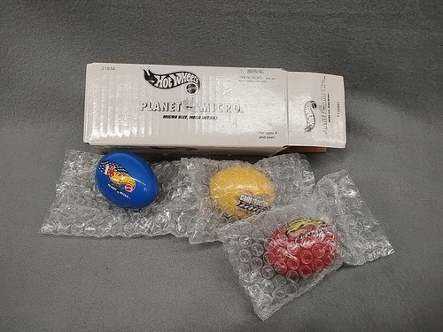 Vintage Hot Wheels Planet Micro Easter Eggs 1998 Mattel New In Box Unopened Eggs