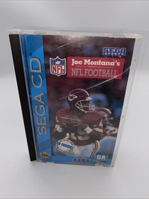 Joe Montana's NFL Football Sega CD 1993 CIB W/ Manual & Registration Card 
