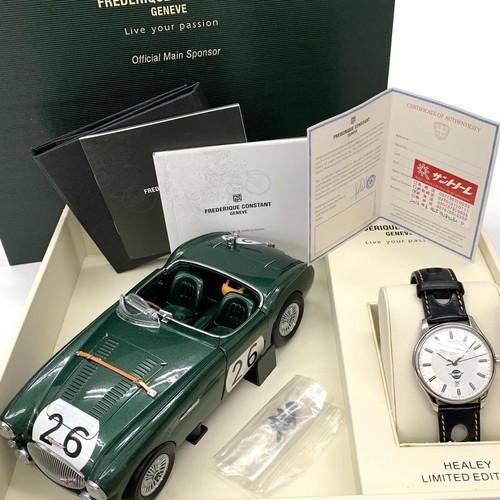 Frederick Constant Healy Vintage Car Miniature Automatic Stainless Steel Leathe