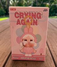 POP MART CRYBABY Crying Again Vinyl Face Plush Pendant Blind Box AUTHENTIC