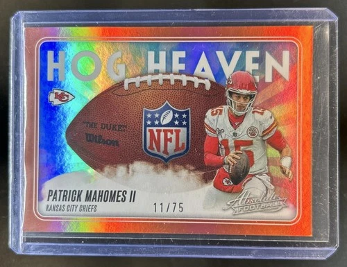 2025 Panini Absolute Patrick Mahomes II Spectrum Orange (RAW)