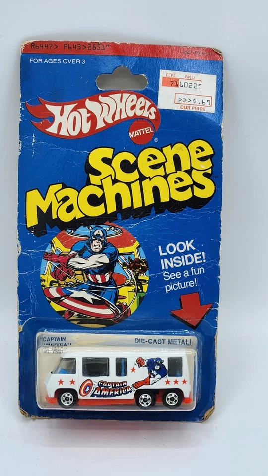 Máquinas de escena de autocaravana GMC Capitán América Hot Wheels de colección NUEVO EN PAQUETE Foto 2 de 4
