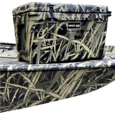 Redleg Camo ™ Razor Grass © 2 piece duck boat camo stencil kit