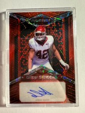 K184,011 - 2023 Wild Card Alumination Auto Holo Red #ABA44 Drew Sanders #/25