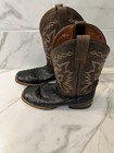 Red Ranch Ostrich Boots. Men’s Size 9. Square Toe. — photo 2
