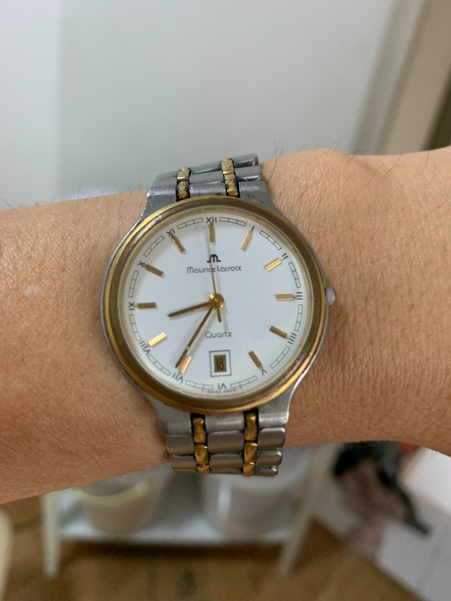 Maurice Lacroix 69486 Quartz men good condition | eBay