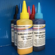 6x100ml SUBLIMATION INK for Epson Sylus Photo R285 P50 PX650 R220 R320 XP760 