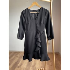 J.Crew Drapey Ruffle Front Midi Dress Size 0P