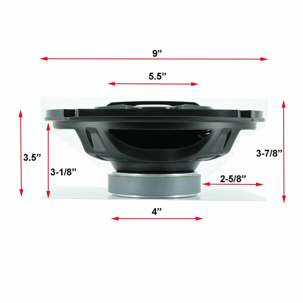 Gravity Warzone 600W Max Power 6x9 4-Way CAR AUDIO Full Range