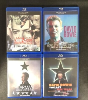DAVID BOWIE  /THE LAST FIVE YEARS /LIVE OUTSIDE /SOUND+VISION /STARMAN/ 4Blu-ray