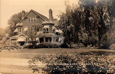 HELEN JAMES HOUSE WILLIAMSBURG MA  1915 RPPC Postcard Copy