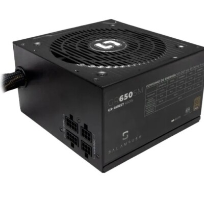 Balam Rush, Legend Series, GR Burst - GR650, 650 W, 80 Plus Bronze, Semi Modu...
